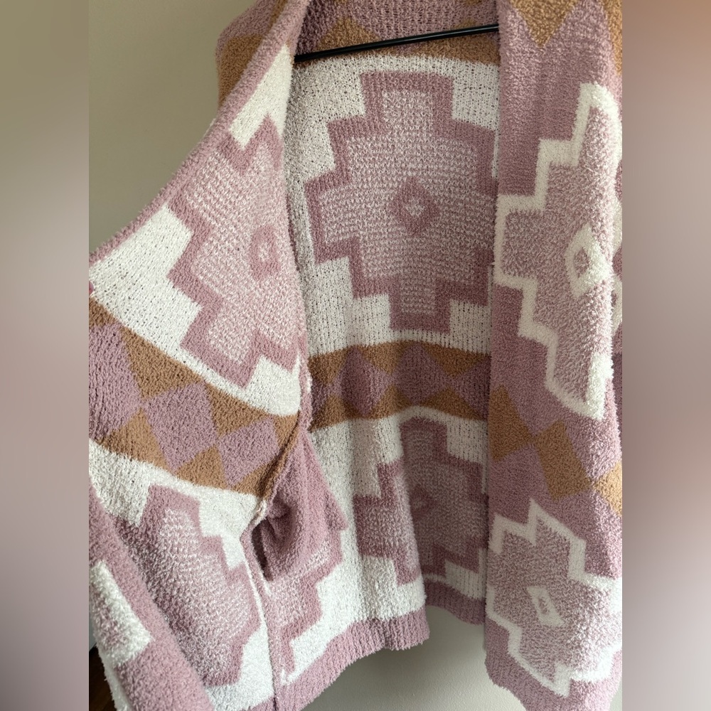Blakely Warm & Cozy Aztec Printed Cardigan with pockets - Picture 5 of 7